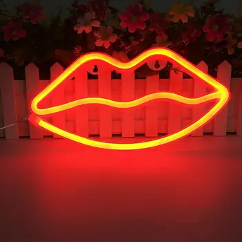 USB de Încărcare Lampă de Noapte Baterie AAA Cutie de Semne de Neon Led Scrisoare Lumina de Noapte Creative Pentru Acasă Nunta Decor de Crăciun
