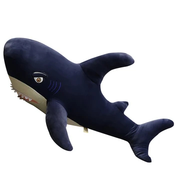Rechin Megalodon animal marin jucărie de pluș umplute rechin perna rechin peluches grandes confortabil de dormit perna decor cadou
