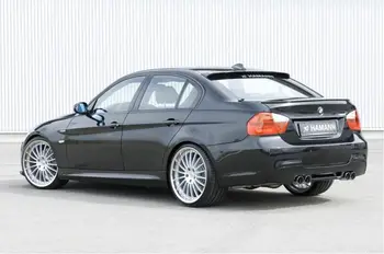 E90 HM Styling Fibra de Carbon din Spate, Acoperiș de Buze Aripa Spoiler pentru BMW 2005-2012