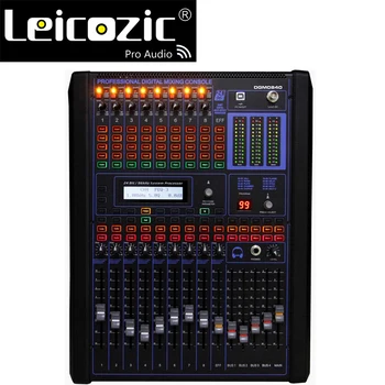 Leicozic 8 Canale Digitale, Mixere Profesionale, Consolă de Amestecare DJ Mikser DGM840 Audio 19Inch Rack Mezcladores Digitales
