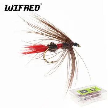Wifreo 10BUC Royal Wulff Muște Uscate pentru Pescuit Păstrăv Dimensiunea # 10 Insecte Muste Fly de Pescuit Nada Momeala Accesorii