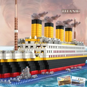 MEOA 1860PCS Blocuri Nava Titanic Diamon Blocuri 3D Model Colectia de Jucarii Educative Pentru Copii de Craciun Cadouri pentru Copii