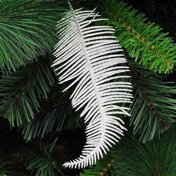 Pomul De Crăciun Colorat Frunze Accesorii Auriu Argintiu Albastru Rosu Artificiale Ramuri Metasequoia Sequoia Partid Decor De Anul Nou