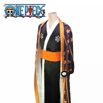 Japonia Anime One Piece Trafalgar Law Kimono Cosplay Costum Set Complet De Transport Gratuit