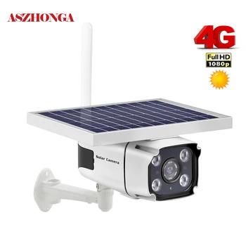 SIM 4G Wireless Solar Camera IP HD 1080P Glonț de Securitate aparat de Fotografiat Viziune de Noapte IR Solare Alimentat de Supraveghere CCTV Cam