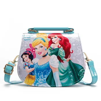 Noua printesa Disney copii pu geanta messenger fata Elsa Frozen geanta de umar Sofia genți de mână de moda copil geantă de cumpărături cadou