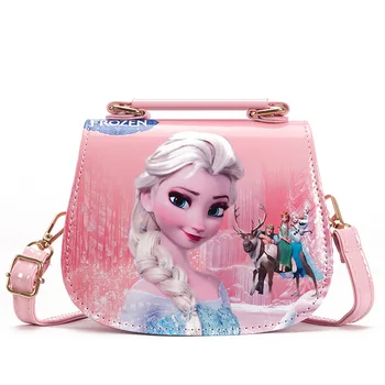 Noua printesa Disney copii pu geanta messenger fata Elsa Frozen geanta de umar Sofia genți de mână de moda copil geantă de cumpărături cadou