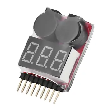 3Pcs/set 2 in 1 Baterie Tester de Tensiune Înaltă Calitate 1S-8S Acumulator Lipo LED Tester de Joasă Tensiune Soneria de Alarmă Checker RC Accesoriu