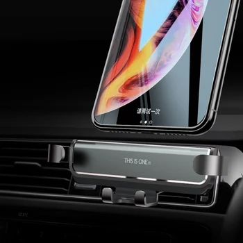 Greutate Suport Auto Pentru Telefon în Mașină de Aerisire Clip Muntele Magnetic Suport de Telefon Mobil GPS Stand Pentru iPhone XS MAX Xiaomi