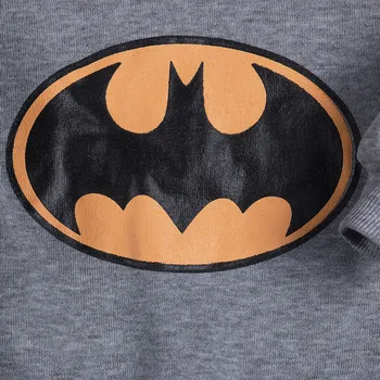 Copilul Nou-Născut Haine Romper Batman Salopeta Pânză Tinutele Bat Baby Boy Fata De Salopetă Hanorace Acoperite Butonul De Copii Pentru Copii Tricou