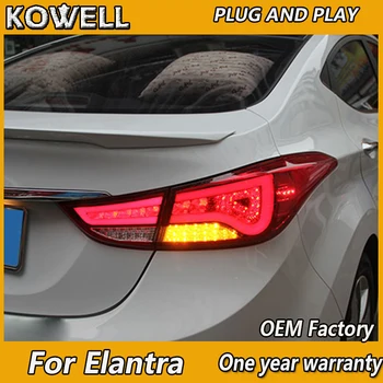 KOWELL Styling Auto pentru Hyundai Elantra stopuri BMW Design Nou Elantra MD Coada de Lumină Lampă Spate DRL+Frana+Park+Semnal