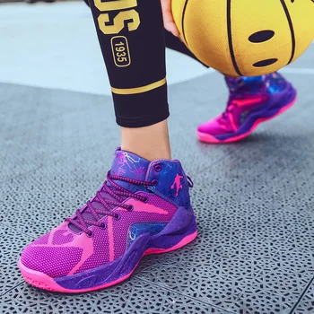 Brand de Pantofi de Baschet Bărbați Femei Amortizare Adolescent Unisex Formatori de Baschet rezistent la Uzura Antrenor de Fitness Sport Adidasi