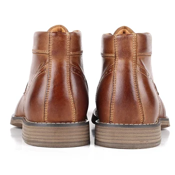 VRYHEID de Înaltă Calitate pentru Bărbați Cizme de Toamna Si Iarna, Plus Pantofi de Catifea de Mari Dimensiuni Pantofi Barbati din Piele Cizme NOI de 7,5-12