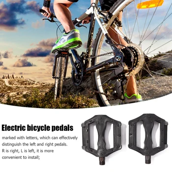 1 Pereche folie Reflectorizantă Pedala de Biciclete MTB Biciclete de Munte Picior Plat Anti-alunecare Pedale Bicicleta Accesorii