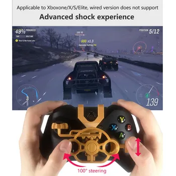 3D Mini Volan Caz, Jocuri de Curse Roata Pubg Mobil Joystick-ul Add-on pentru Xbox One X / Xbox One S / Elite Controller