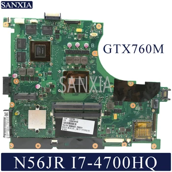 KEFU N56JR placa de baza pentru Laptop ASUS N56JR original, placa de baza I7-4700HQ GTX760M
