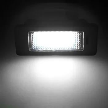 Erori Led-uri Auto de Înmatriculare Lampă de Lumină 12V Alb 6000K Canbus Pentru BMW E39 E60 E82 E90 E91 E92 E93 M39 M5 E60 E61 E70 X5 E71