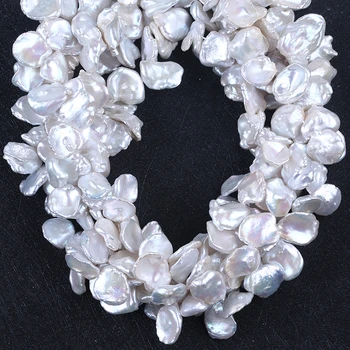 12-15mm dimensiuni mari perle keshi unica forma de petale de Lucios, de bună calitate naturale de apă dulce, cum ar fi flori pentru femei