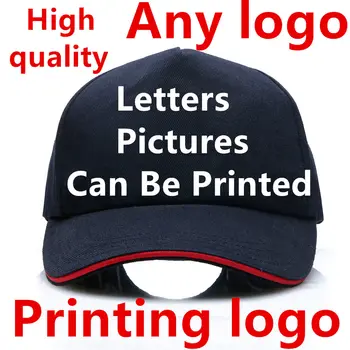 Logo-Ul Personalizat Bumbac Șapcă De Baseball Hat Gol Reglabil Sapca Hip-Hop Palarie Golf Butonul Femei Bărbați