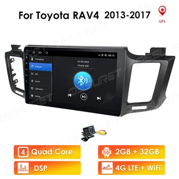 Android auto navigație gps player Pentru Toyota RAV4 Rav 4 2013-2017 radio auto stereo Multimedia Navi WiFi 4G obd dvr dab cam-ul în pc