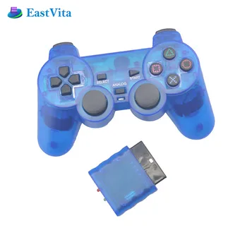 HobbyLane Pentru PS2 Controller Wireless Bluetooth Gamepad pentru Play Station 2 Joystick Consola pentru Dualshock 2 Transparente d25
