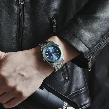 BENYAR Nou Brand de Top pentru Bărbați Ceasuri Automate Oțel Inoxidabil rezistent la apa 50M Bărbați Ceasuri de mana Mecanice 2020 Lux Ceasuri Barbati