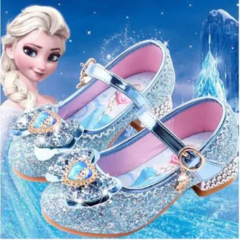 unique Oar pendant Disney Frozen Fete Pantofi Copii Crystal Toc De Desene Animate Frozen  Princess Elsa Pantofi Casual Fetița Singură Pantofi La reducere! / Misc |  Funtastic.ro