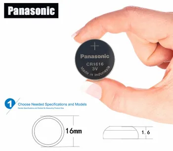 CR1616 20BUC Butonul de Celule Monede Bateriile Panasonic Original cr 1616 3V Baterie cu Litiu DL1616 ECR1616 LM1616