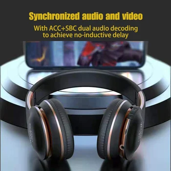 Bluetooth cască jocuri de moda multifuncțional wireless căști stereo sunet surround sport Cască de culoare de potrivire a corpului