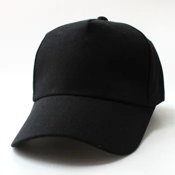 Personalizat baseball cap de imprimare logo-ul de text foto broderie casual solid pălării de culoare pură capac negru velcro pentru barbati femei șapcă de baseball