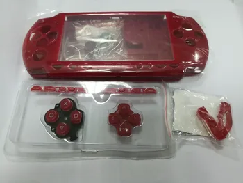 Culoare roșu de caz complet Pentru PSP2000 PSP 2000 houing coajă de piese de schimb cu buton de kituri