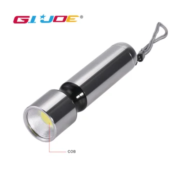 GIJOE cob led lanterna lanterna din aliaj de aluminiu caz tactice lanterna foloseste 3*AAA baterie rezistent la apa 800LM drumeții lumina