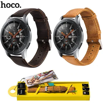 HOCO Retro Maro Curea din Piele pentru Samsung Galaxy Watch 46mm Versiunea SM-R800 Trupa Brățară Watchbands