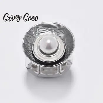 Cring Coco 2020 New Sosire Imitație de Perle Inele pentru Femei Bijuterii Trend Email Cercul de Metal de Personalitate Inel de Logodna Cadou