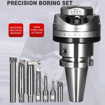 Strung CNC Boring Tool Set 8-320 mm Precizie Cap de Alezat BT40 Mașină de Frezat Mandrină de Găurit Boring Bar Tool Kit BT40-NBH2084X