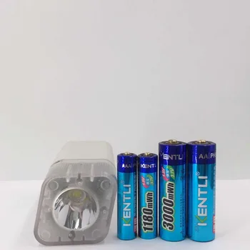 4 buc de 1,5 v 1180mWh 3000mWh AA AAA baterie reîncărcabilă litiu polimer baterie + 4 sloturi aa aaa baterie li-ion incarcator cu lanterna