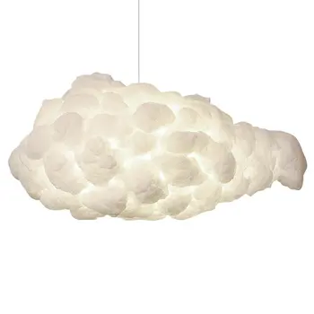 Cloud Lampa Stil Nordic Lampa de Artă Creativă Mătase de Iluminat Club pentru Copii Lampa de Inginerie Restaurant Nor Candelabru