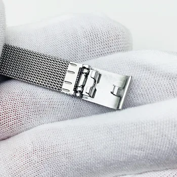 Somsoar Bijuterii Argint Ceas incuietoare Bratara Mesh Plasă din Oțel Inoxidabil Brățară benzi pot alege 8mm/10mm/12mm/14mm latime