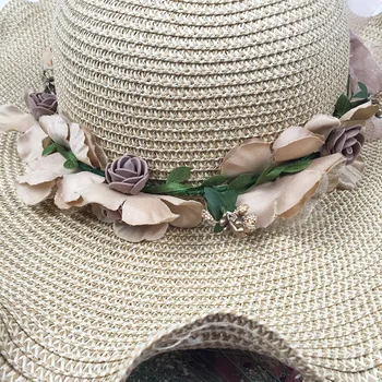 2019 Vara Pălărie de Paie Copii Val Refuz Plaja Palarie Palarie de Soare pentru Copii Fete Băieți în aer Liber, Umbrele de soare Pălărie Panama copii osoase