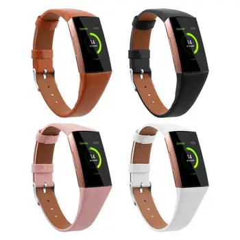S/L Femei din Piele Trupa Ceas Bratara Curea pentru Fitbit Charge 3 & Charge 3 SE Înlocuire Watchband pentru Fitbit Charge3