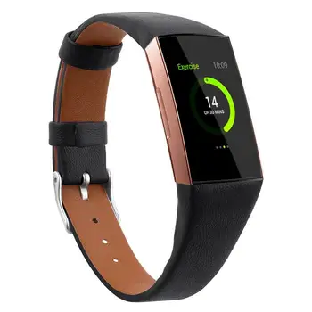 S/L Femei din Piele Trupa Ceas Bratara Curea pentru Fitbit Charge 3 & Charge 3 SE Înlocuire Watchband pentru Fitbit Charge3