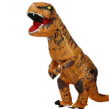 Mascota Dinozaur Costume Copii Adulți Dino T Rex Gonflabil Costum de Purim Costum de Halloween pentru Barbat Femeie Carnaval, Cosplay Dress
