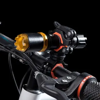 360° Rotație Lanterna Bicicleta Suport de Montare Bicicleta LED Headight Lanterna Montare Suport Bicicleta Clip Clemă Universală