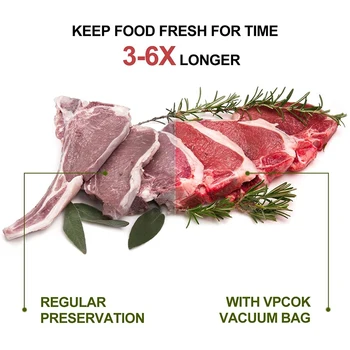 Aparat de Vacuum Bags 3 Role Vacuum Seal Rola aparat de Vacuum Sous Vide Pungi pentru Alimente Food Saver Sac de Depozitare