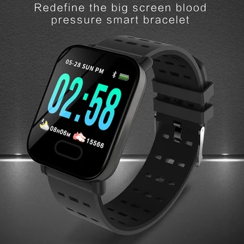 A6 Brățară Inteligent Femei Heart Rate Monitor Tensiunii Arteriale Trupa de Fitness Elastic Activitate Tracker ceas Inteligent pentru Android IOS