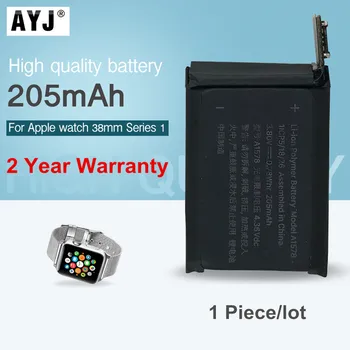 1 buc/lot Original AYJ Baterie Pentru Apple Watch Seria 1 38mm S1 Capacitatea Reală 205mAh Series1 38mm Înlocuire Baterii