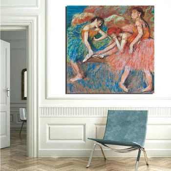Edgar Degas-Dansatoare-au Restul de Arta de Perete Panza Pictura, Postere, Printuri Moderne, Pictura Perete Imagine Pentru Camera de zi de Decorare Acasă
