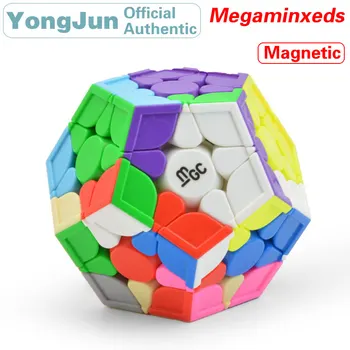 YongJun MGC Magnetic 3x3x3 Megaminxeds Cub Magic YJ 3x3 Dodecaedru Magneți Viteza de Puzzle Jucarii Educative Pentru Copii
