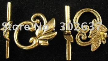 TRANSPORT GRATUIT 30sets Antichizat metal de aur frunze de comutare cleme A676G