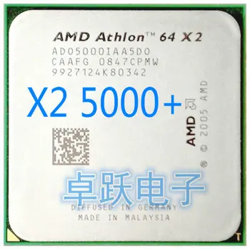 CPU AMD Athlon 64 X2 5000+ 2.6 GHz AM2 940pin Procesor Dual-Core desktop cpu împrăștiate bucata transport gratuit